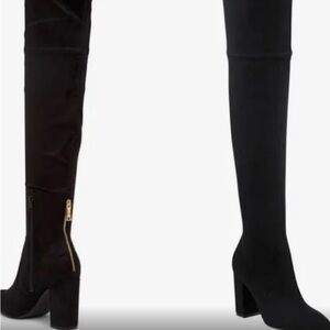 NEW IN BOX BLACK MULTI FABRIC GUESS BOOTS 
SZ 8